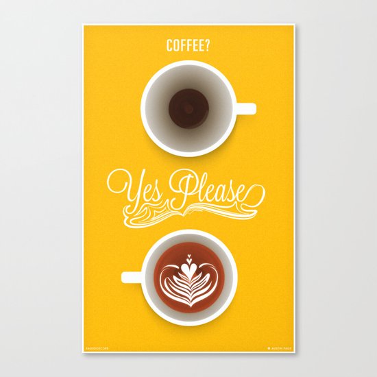 Yes Please Canvas Print