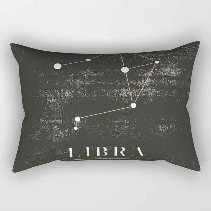 LIBRA - Zodiac Sign Illustration Rectangular Pillow