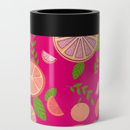 Citrus - Bright Pink Can Cooler