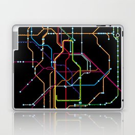 City transport map Laptop & iPad Skin