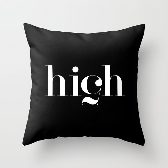 Typography Throw Pillow