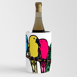 Polyamorous Parrots Wine Chiller