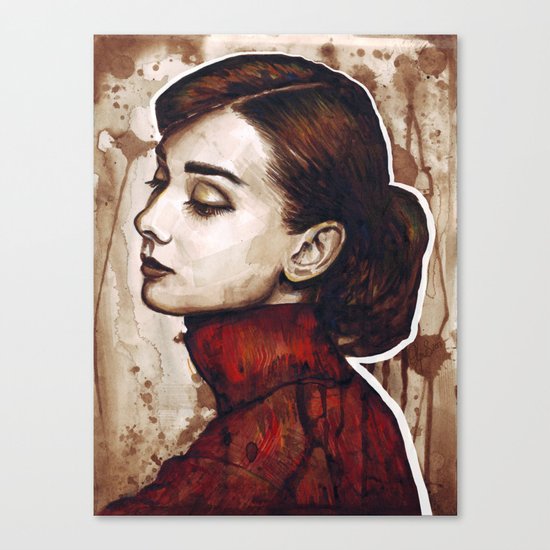 Audrey Hepburn Canvas Print