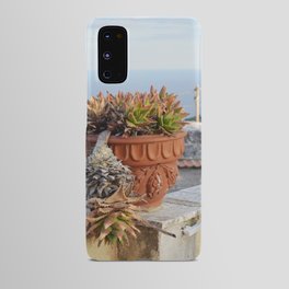 Pot of succulents by the mediterranean sea | Massa Lubrense, Italy Android Case