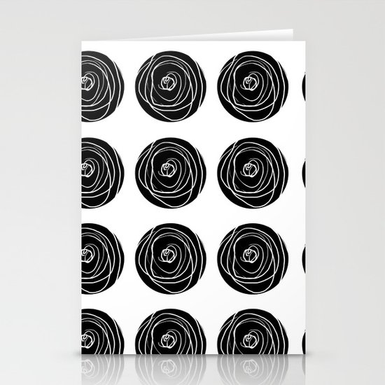 Swirly Dot Pattern Stationery Cards