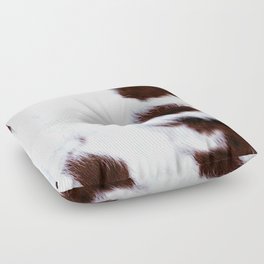 Scandinavian Minimal Modern Cow Fur (digital art) Floor Pillow