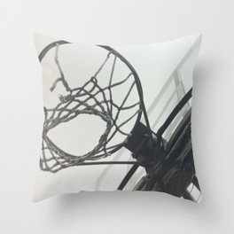 Basketball Hoop Throw Pillow