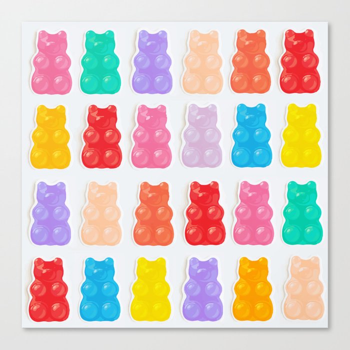 Gummy Bears Canvas Print