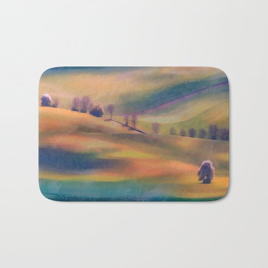 Autumn landscape Bath Mat