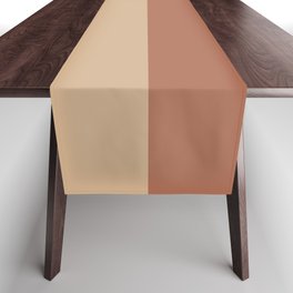 Earthy Horizon 2 Inspired by Sherwin Williams Cavern Clay Sw 7701 and Ligonier Tan SW 7717 Table Runner