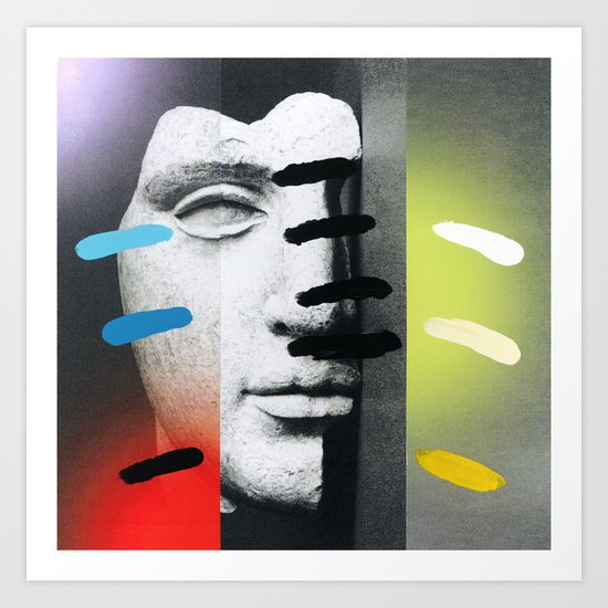 Composition on Panel 18 Art Print