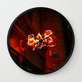 BAR (Color) Wall Clock