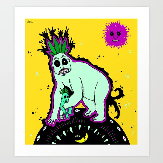The Paranoid Art Print