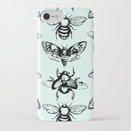 MINT INSECT TRIO PATTERN iPhone Case