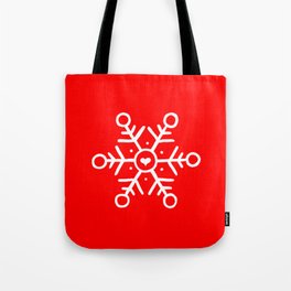 Snowflake Love Tote Bag