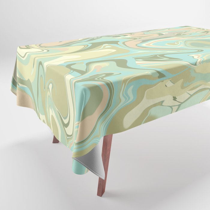Spring Marbling Tablecloth
