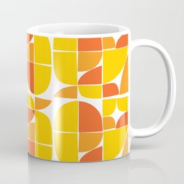 Retro Geometric Design Coffee Mug