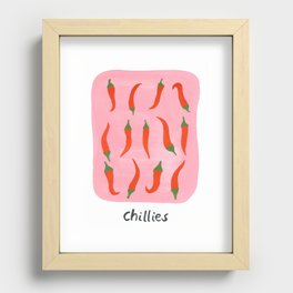 Chillies Print Recessed Framed Print