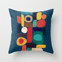 Miles and miles Throw Pillow