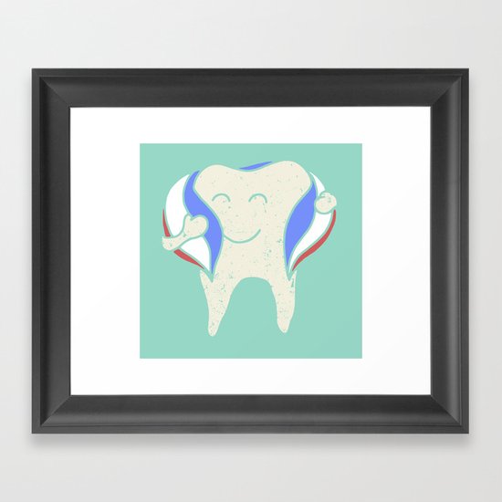 Minty Fresh Framed Art Print