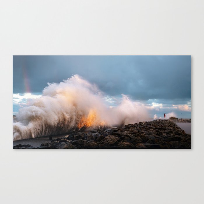 Under the Wave Canvas Print