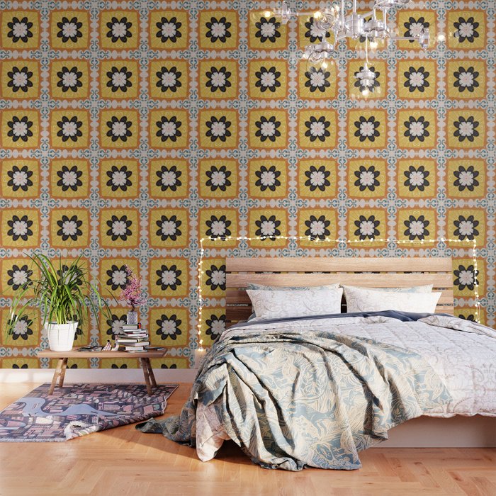 yellow mandala Wallpaper