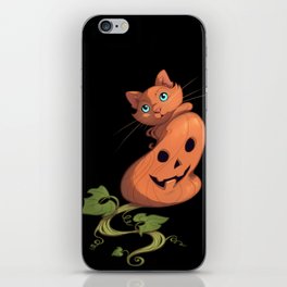 Mili Fay’s Halloween Pumpkin Cat iPhone Skin