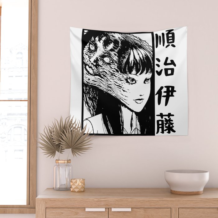 JUNJI ITO - SAD JAPANESE ANIME AESTHETIC Carry-All Pouch by Poser_Boy