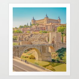 Toledo Cityscape Spain Europe Art Print