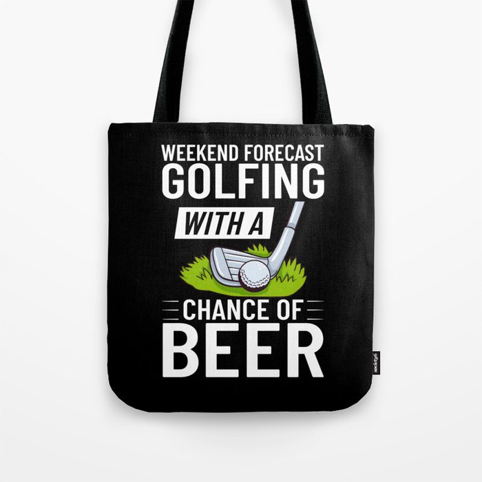 Golf Ball Golfing Player Golfer Training Beginner Tote Bag