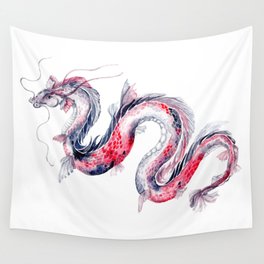 Koi Dragon Wall Tapestry