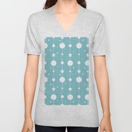 Christmas Pattern V Neck T Shirt