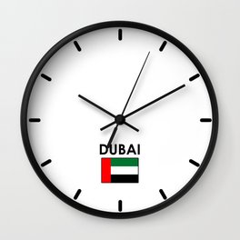 Dubai Time Zone Newsroom Wall Clock Wall Clock