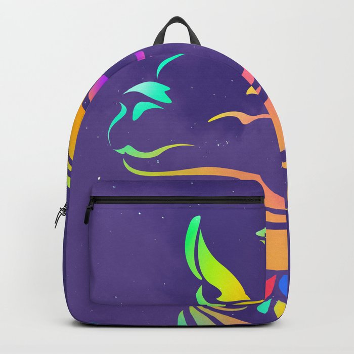 Llamita violeta by #Bizzartino Backpack