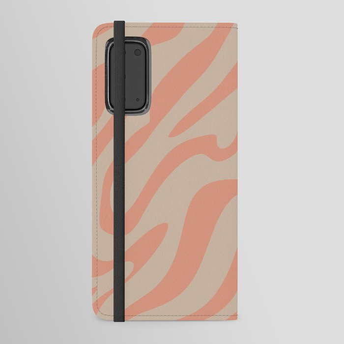 20 Abstract Liquid Swirly Shapes 220725 Valourine Digital Design Android Wallet Case