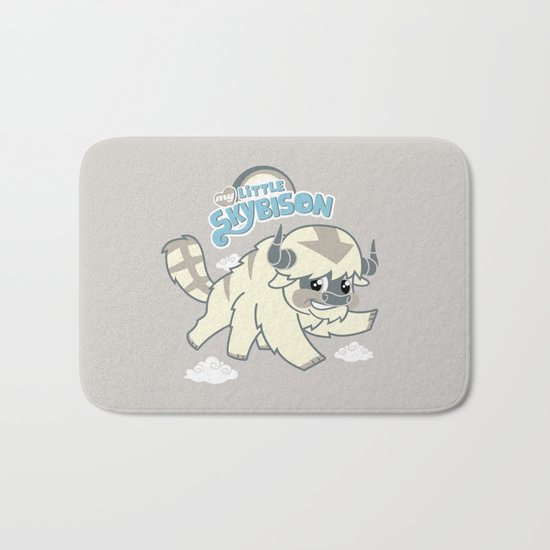 My Little Sky Bison Bath Mat