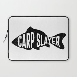 Carp Slayer Fishing Laptop Sleeve