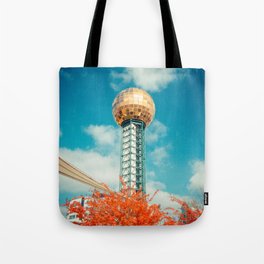 Sunsphere Knoxville Tennessee Worlds Fair Landmark Tote Bag