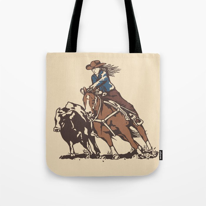 Cow Horse  Tote Bag