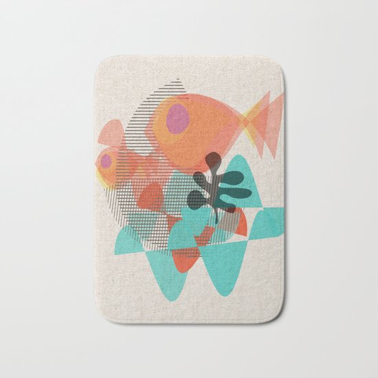 Piranas Bath Mat