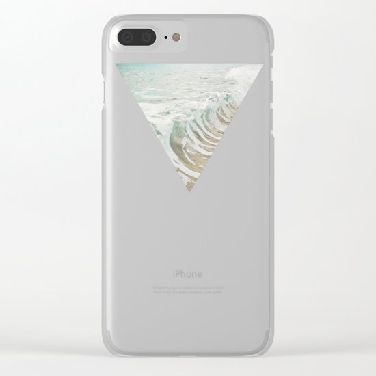 Sea Foam Clear iPhone Case