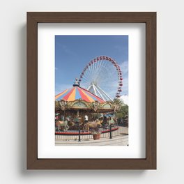 Chicago Amusement Park Recessed Framed Print