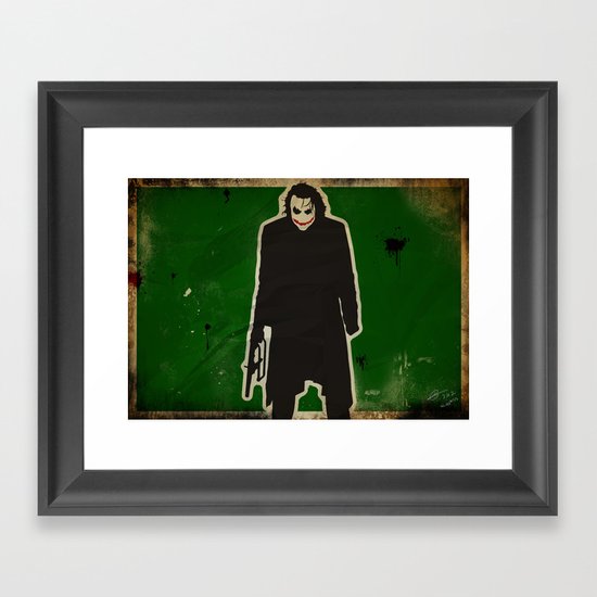The Dark Knight: Joker Framed Art Print