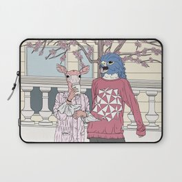 Deer and Falcon Laptop Sleeve