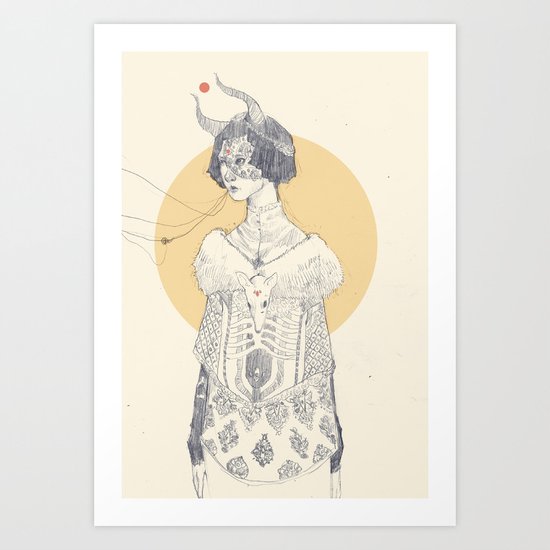 Echoed Art Print