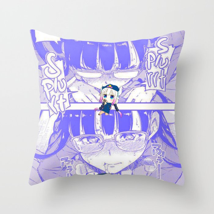Sexy Anime Aesthetic Censored Throw Pillow By Andrey207 Society6