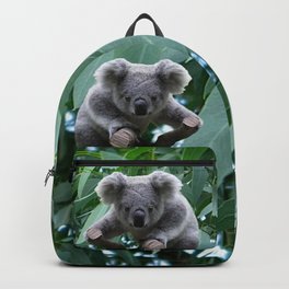 Koala and Eucalyptus Backpack