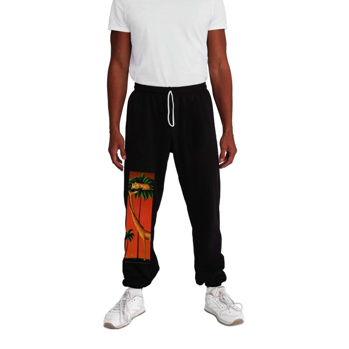 Starry Night in the Alpine Mountains over Olive Tree grove landscape painting by Vincent Van Gogh Sweatpants