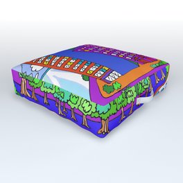 Skyline City  Outdoor Floor Cushion