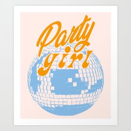 Party Girl Art Print